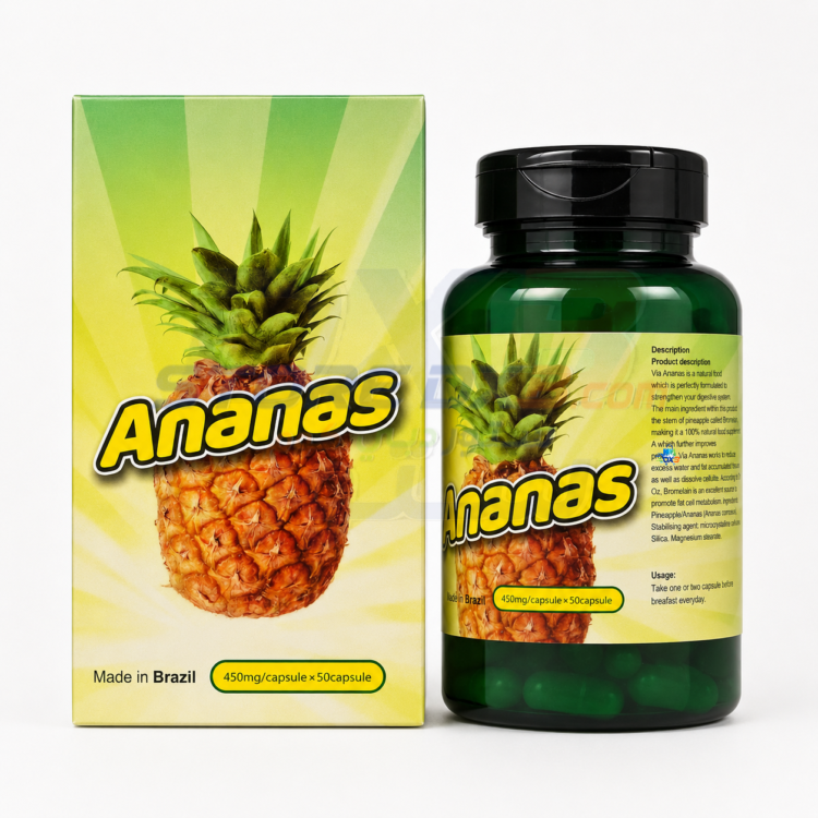 Weight Loss Ananas Pineapple Dietary Capsules   – 50 Count