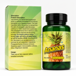 Weight Loss Ananas Pineapple Dietary Capsules   – 50 Count