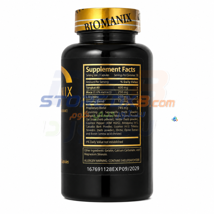 Bio-Manix Golden Men’s Wellness Capsules - 60 Count
