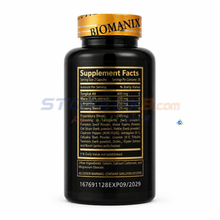 Bioman Golden Formula Wellness Capsules - 60 Count thumbnail 3
