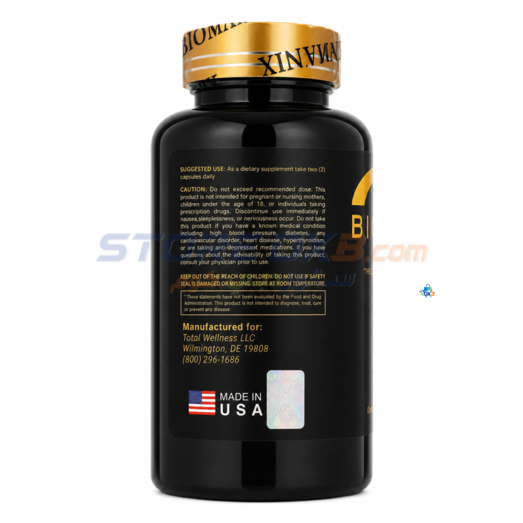 Bioman Golden Formula Wellness Capsules - 60 Count thumbnail 4