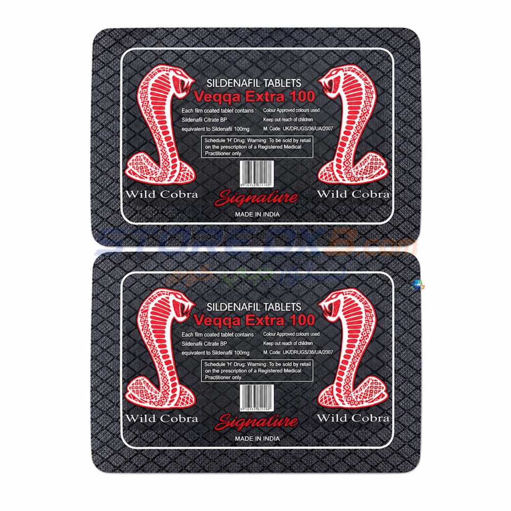 Veqaa Extra 100 Sildenafil Tablets thumbnail 3