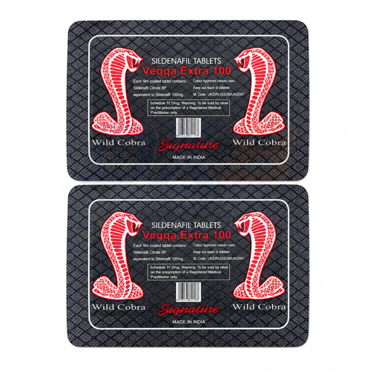 Veqaa Extra 100 Sildenafil Tablets thumbnail 3
