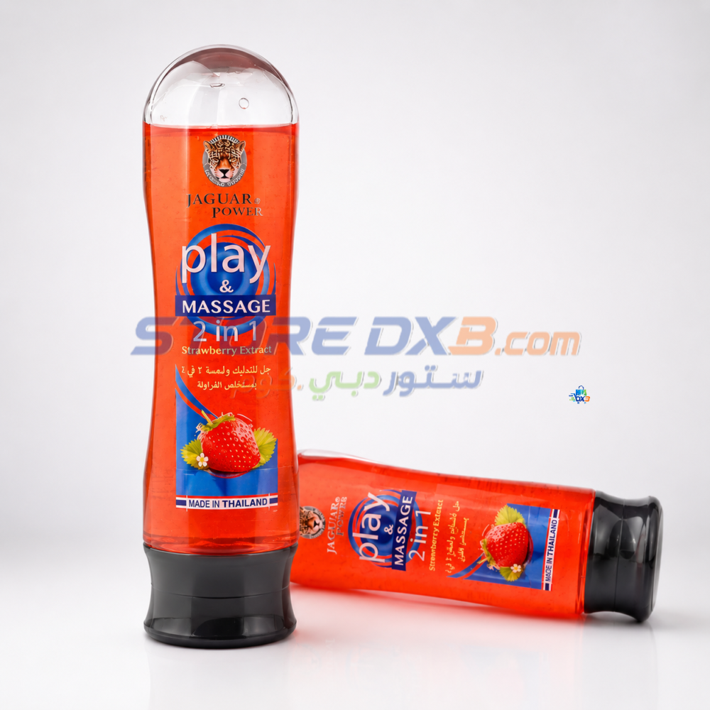 Hydrogel Lubricant Intimate 2-in-1 Gel Durexable Natural Strawberry Flavour 110 ml