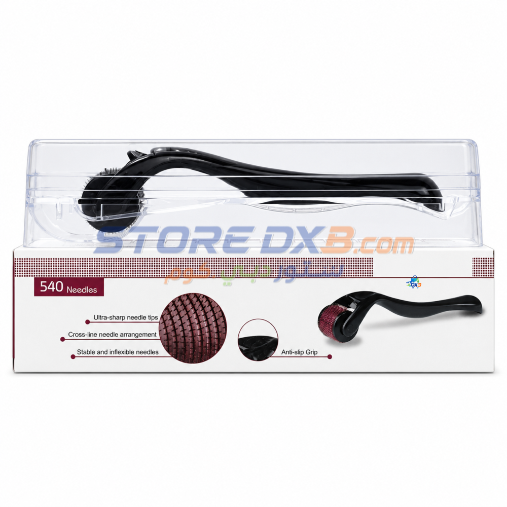Microneedle Derma Roller Skin Care Tool - 540 Needles