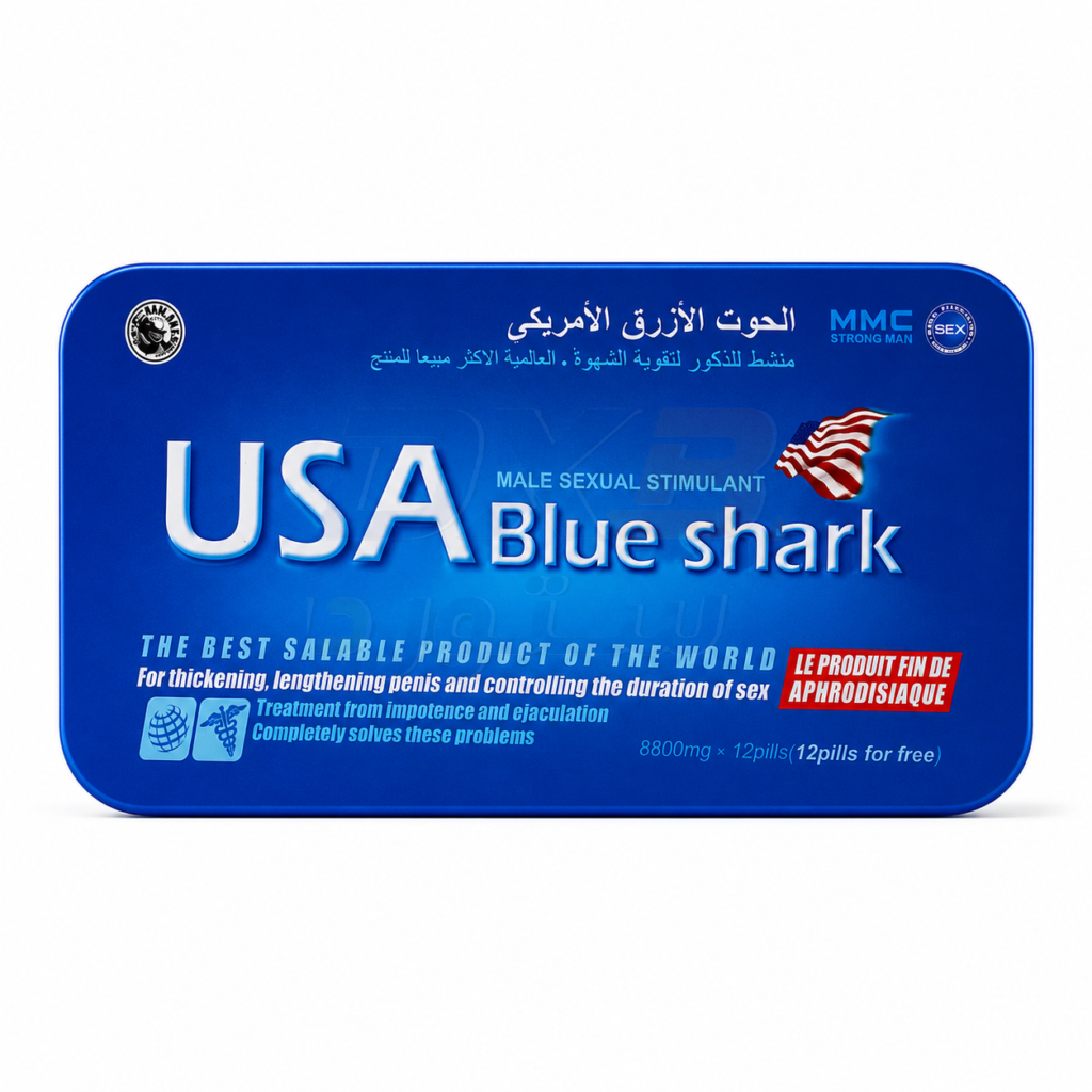 USA Blue Shark Male Sexual Stimulant details image