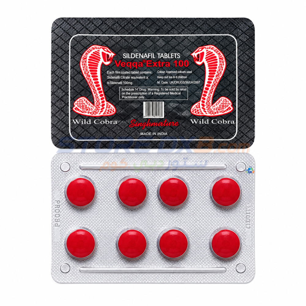 Veqaa Extra 100 Sildenafil Tablets