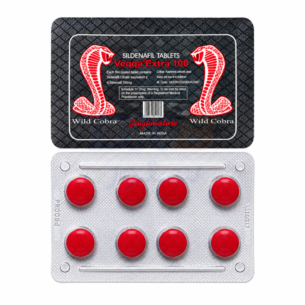 Veqaa Extra 100 Sildenafil Tablets product image