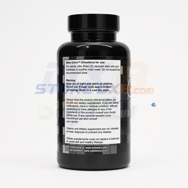Male Extra Men’s Wellness Supplement - 90 Capsules thumbnail 3