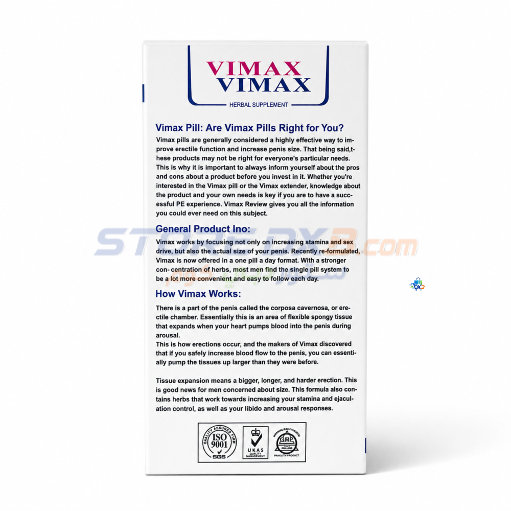 Vimax Male Virility Enhancement