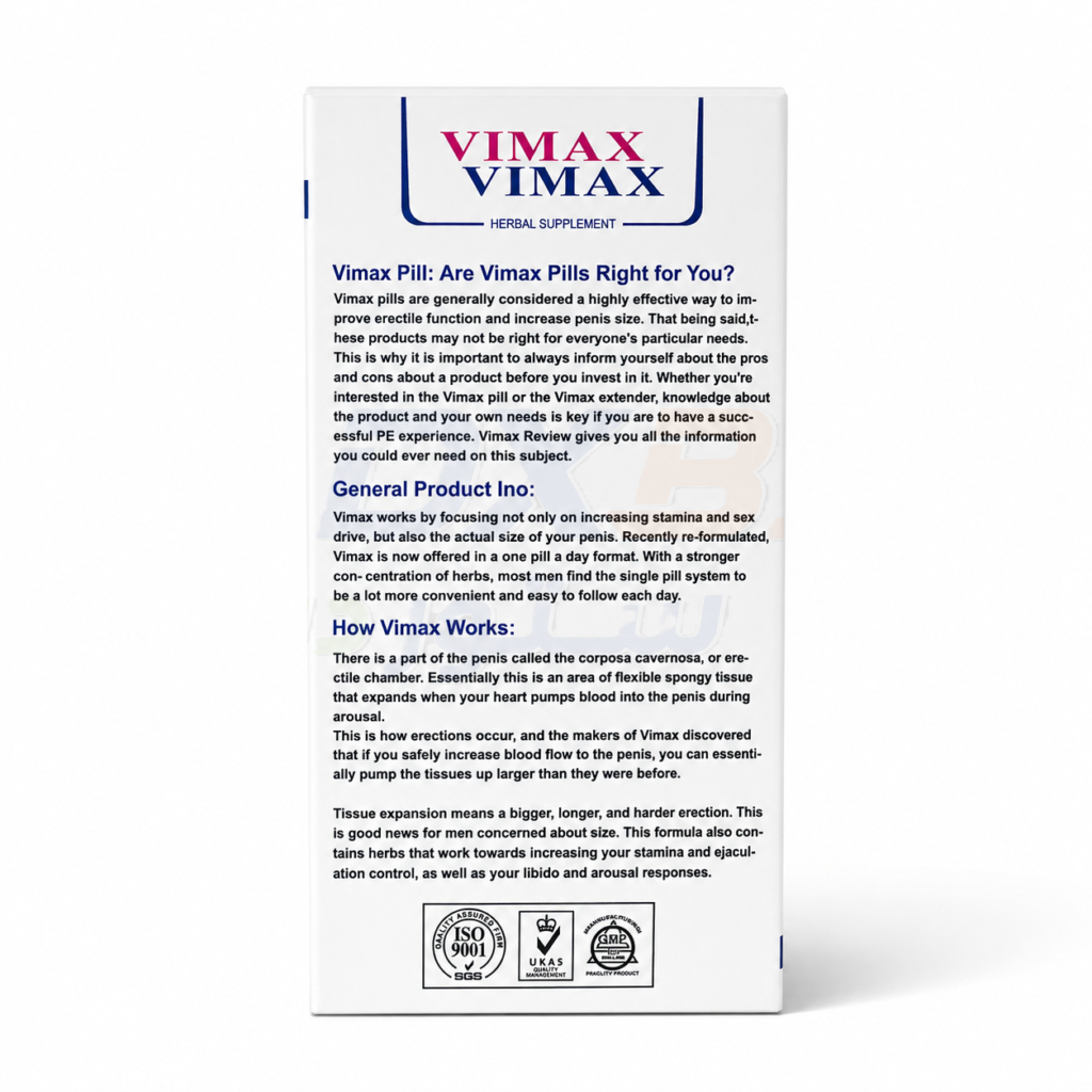 Vimax Male Virility Enhancement details image