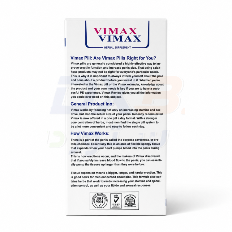 Vimax Male Virility Enhancement