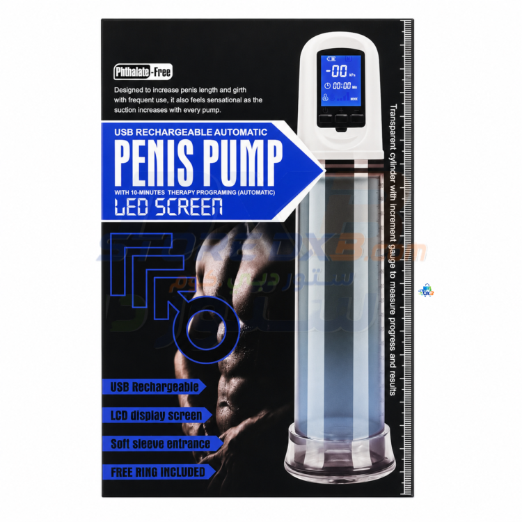 Automatic Male Massage Vacuum Pump with LED Screen