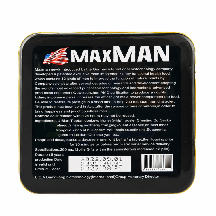MaxMan Ultra-Long Tablets