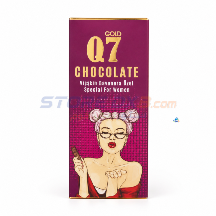 Q7 Gold Female Chocolate شوكولاتة Q7 جولد النسائية - لتعزيز الرغبة والمتعة الحميمية