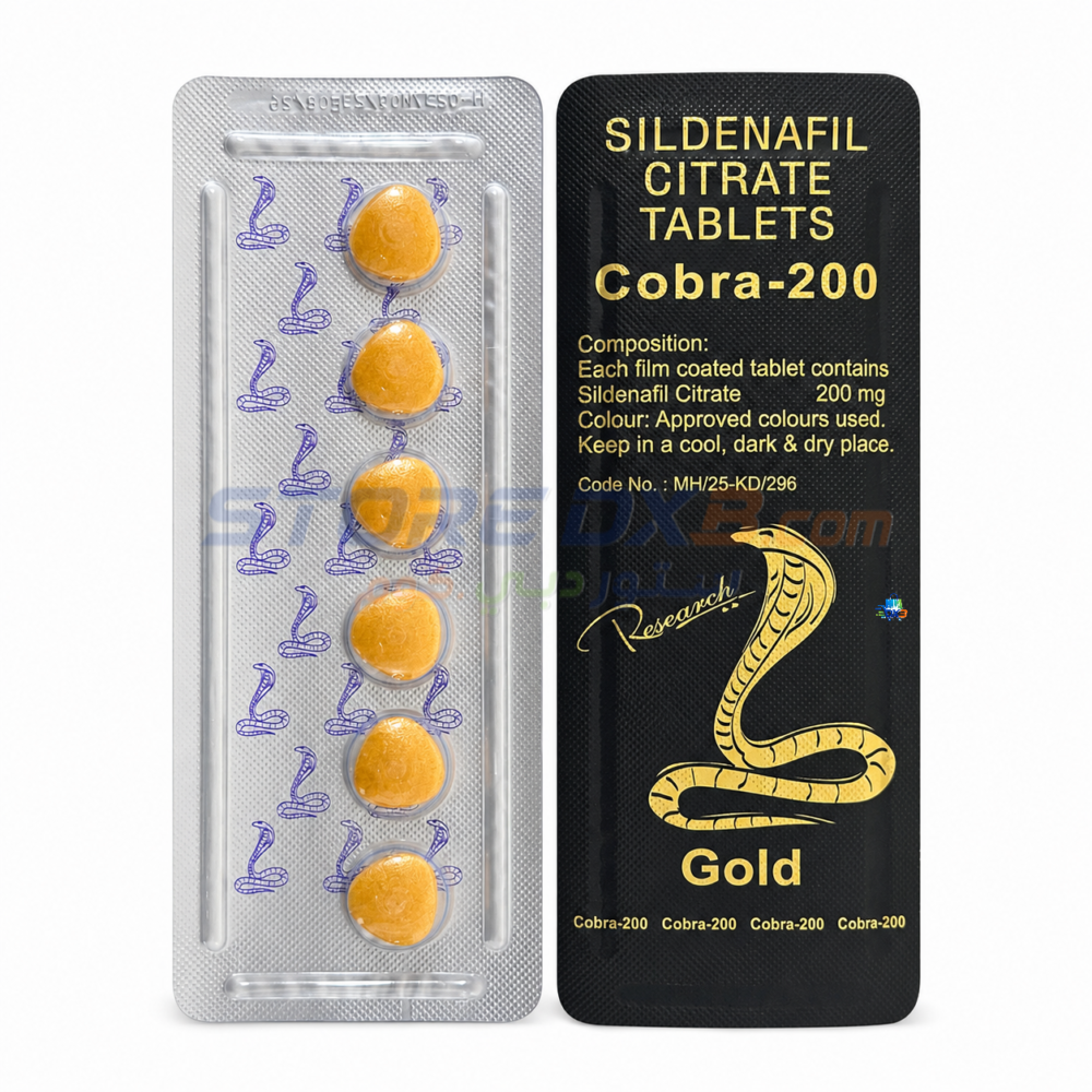 Cobra 200 Gold Men’s Health Tablets thumbnail 3