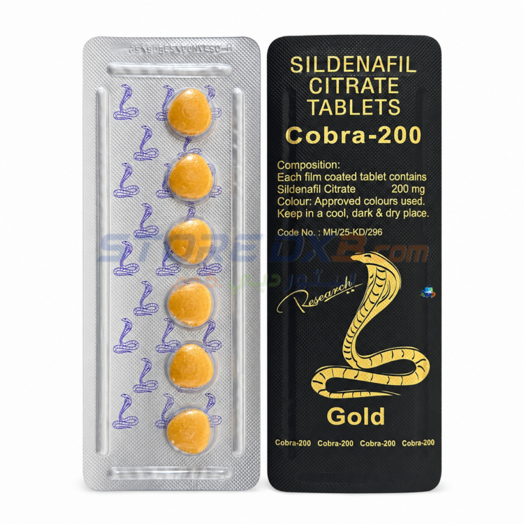 Cobra 200 Gold Men’s Health Tablets thumbnail 3