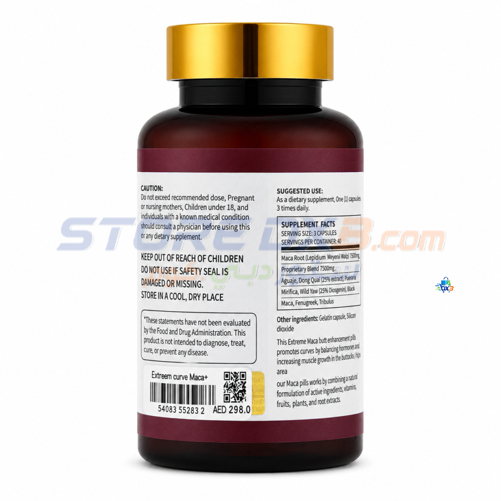 Extreme Curve Maca Plus Capsules details image