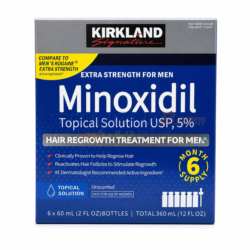 Kirkland Signature Minoxidil 5% Topical Solution (3 Bottels)