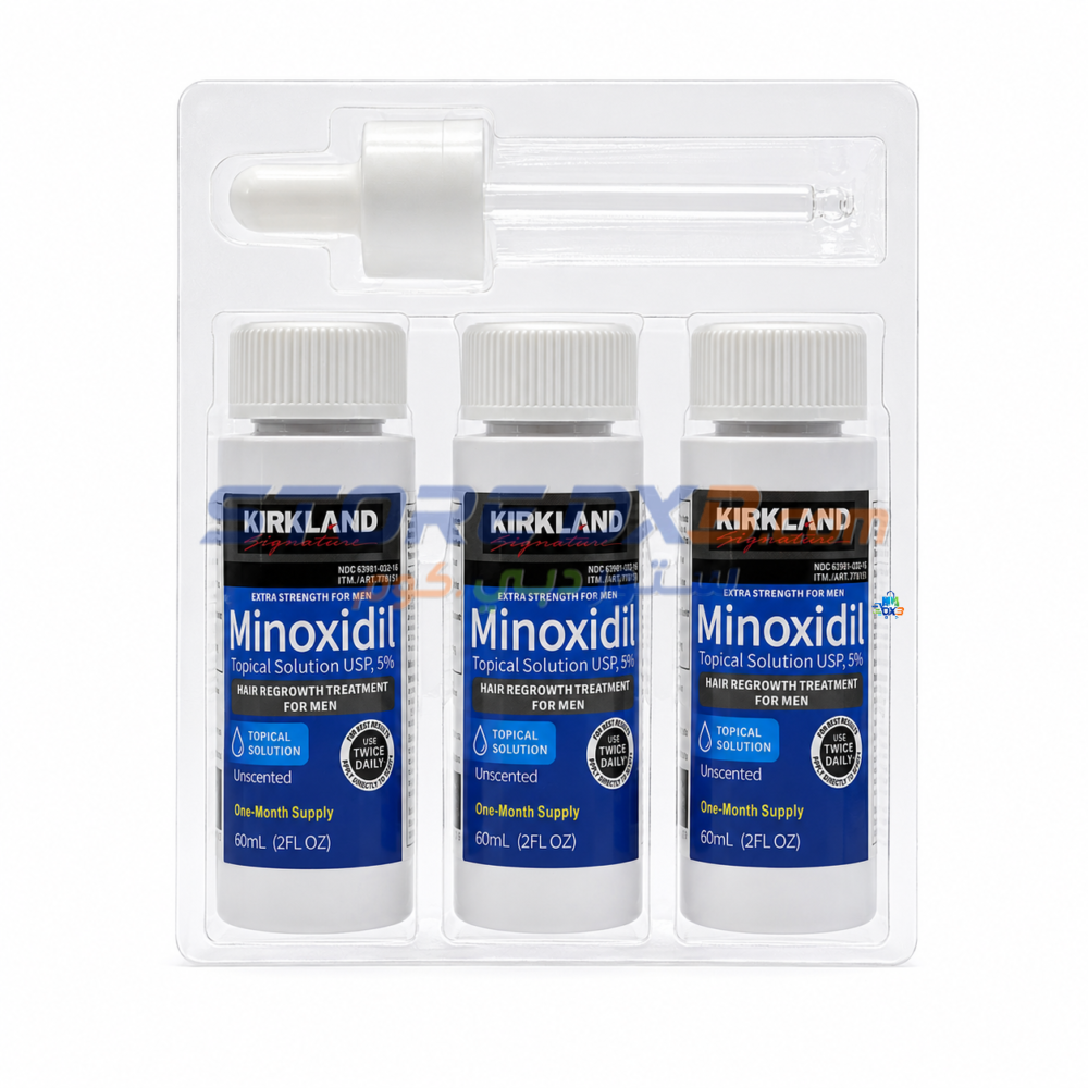 Kirkland Signature Minoxidil 5% Topical Solution - 3 Bottles thumbnail 5