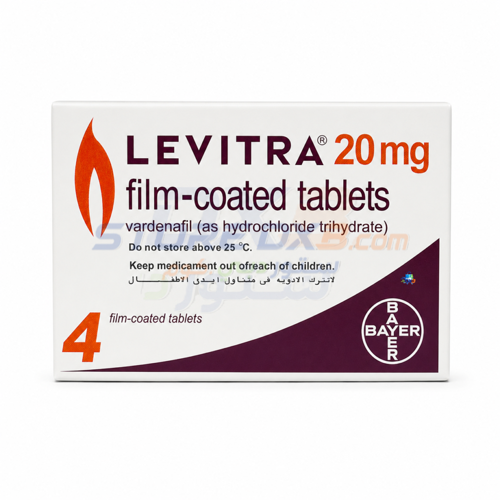 Levitra 20mg Tablets – 4 Count details image
