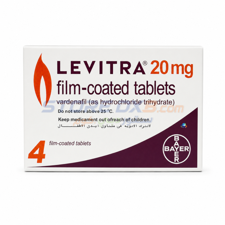 Levitra 20mg Men’s Health Tablets 4 Counts