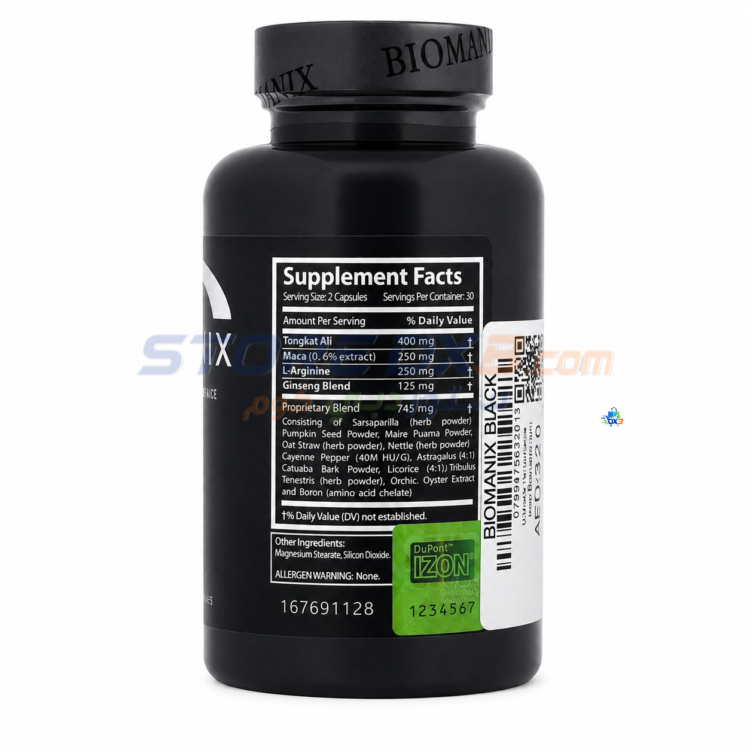 Biomanix Men's Herbal  Wellness Supplement thumbnail 3