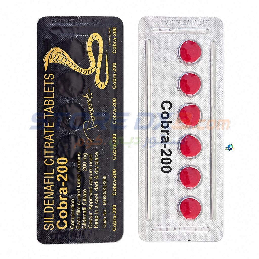 Cobra-200 Sil denafil Citrate Tablets product image