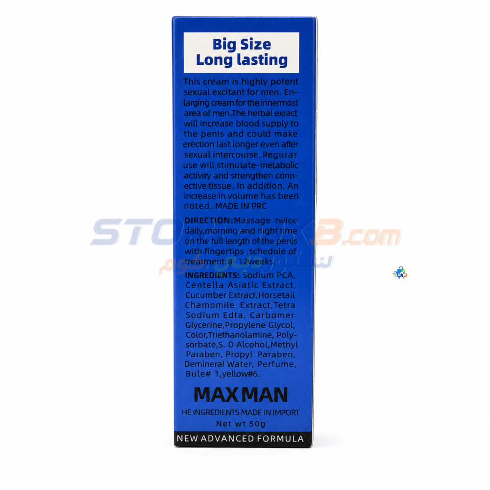 Max Man Blue Men Enlarging Gel thumbnail 4