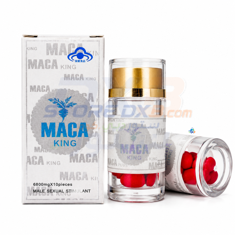 Maca King 6800mg Male Stamina Capsules - 10 Capsules