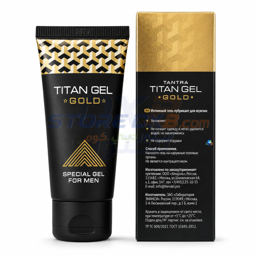 Titan Gel Gold Men’s Personal Care Gel details image