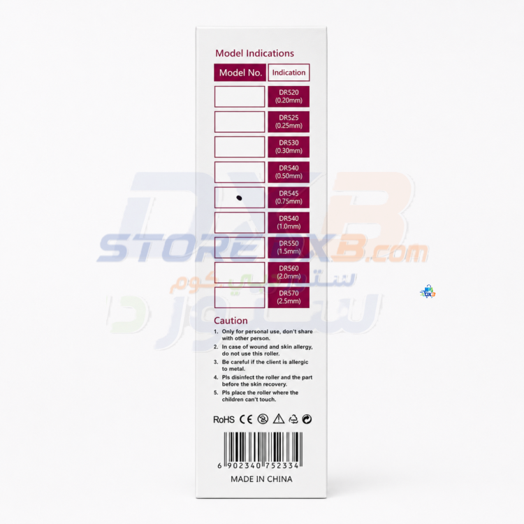 Microneedle Derma Roller Skin Care Tool - 540 Needles thumbnail 4