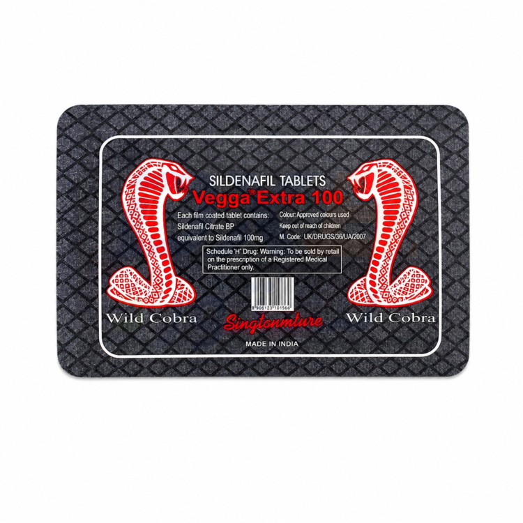 Veqaa Extra 100 Sildenafil Tablets thumbnail 4